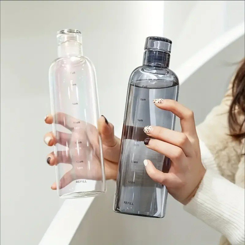 Sports Water Bottle 500ml, Leakproof BPA-Free Gym Bottle