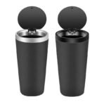All Black Touch Bin Kitchen Rubbish Bin Dustbin Home Plastic