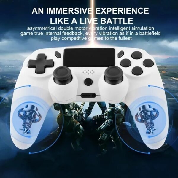 Wireless Gamepad 6-Axis Gyro Dual Vibration Controller for PS3 PS4