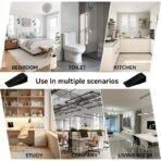 Black Extra Heavy Duty Security Door Stopper Anti-Slip Wedge