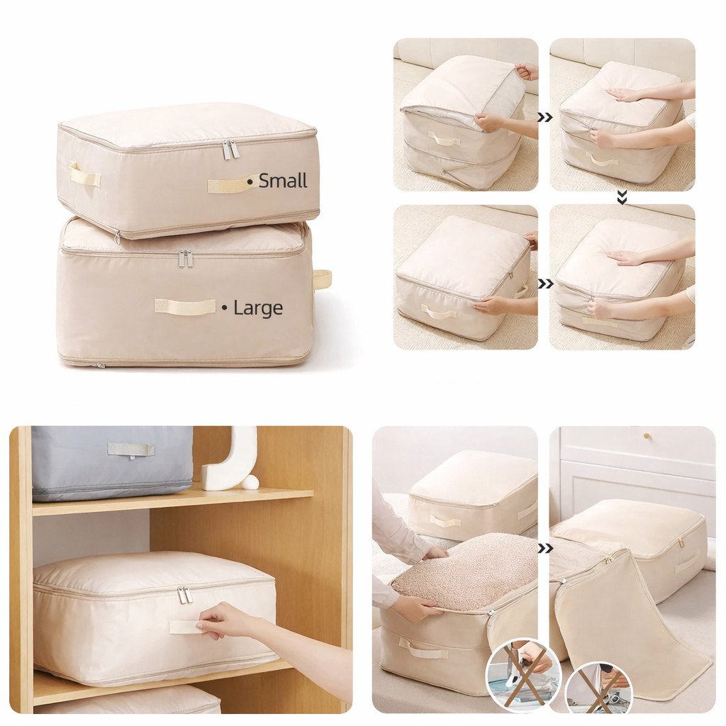 Layer Compression Bag Ultra Large Capacity Folding Clothes Storage Layer Compression Bag Ultra Large Capacity Folding Clothes Storage