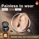 SK26 Bluetooth 5.4 Mini Earbuds Invisible Sleep Headset with