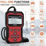 OBD2 Scanner, Car Fault Code Reader for Engine Diagnostics