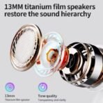SK26 Bluetooth 5.4 Mini Earbuds Invisible Sleep Headset with
