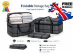 Large Capacity Folding Duffel Bag Travel Clothing Storage Double