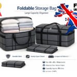 Large Capacity Folding Duffel Bag Travel Clothing Storage Double