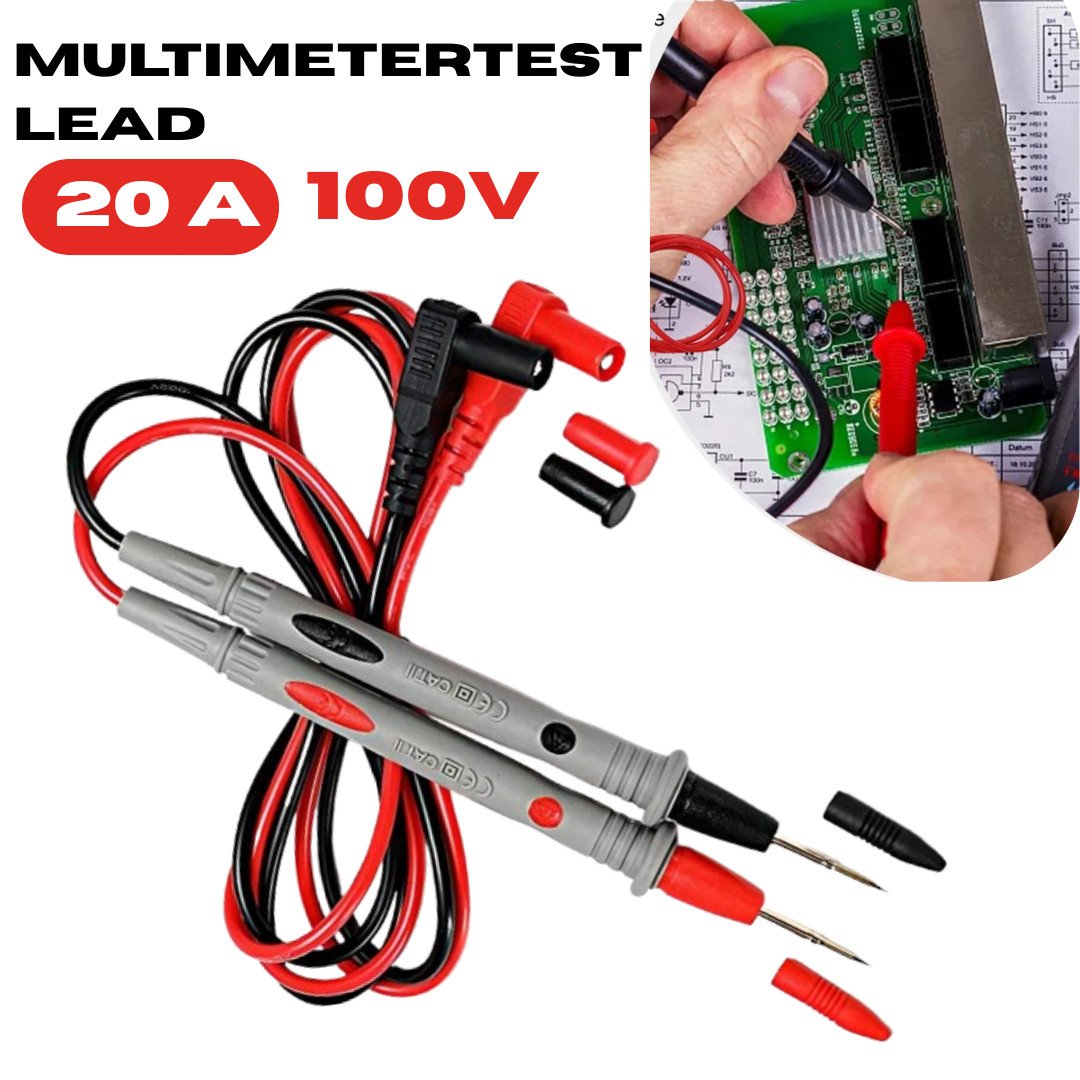 Digital Multimeter Test Leads, 20A Probes 1000V Digital Multimeter Test Leads, 20A Probes 1000V