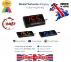 12V LED Digital Display Voltmeter Car Motorcycle Voltage Gauge
