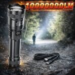 High Powered Super Bright Flashlight LED Rechargeable Torch Lamp