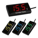 12V LED Digital Display Voltmeter Car Motorcycle Voltage Gauge