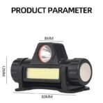Super Powerful LED Zoomable Headlamp Rechargeable Head Torch