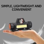 Super Powerful LED Zoomable Headlamp Rechargeable Head Torch