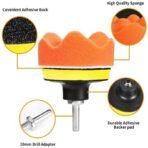Car Polisher Polishing Pads for Drill Sponge Buffer Waxing Buffing
