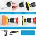 Car Polisher Polishing Pads for Drill Sponge Buffer Waxing Buffing