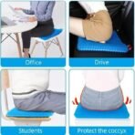 Honeycomb Breathable Gel Seat Cushion Cooling Double Egg Thick