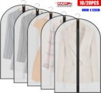Clear Polythene Garment Covers Suit Dress Coat Dust