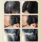 2 in 1 Hair Dye Stick with Comb Black Brown Coffee Long Lasting