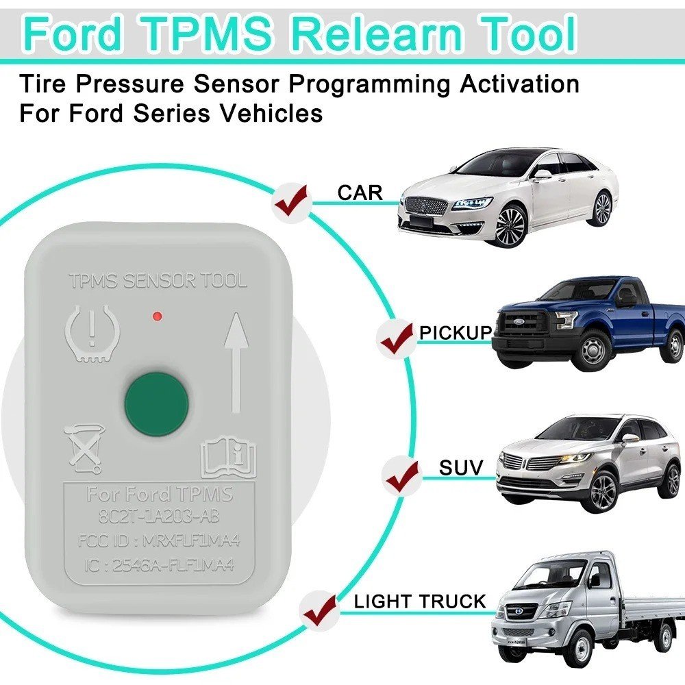 For Ford TPMS Reset Tool Tyre Pressure Sensor Training Activation