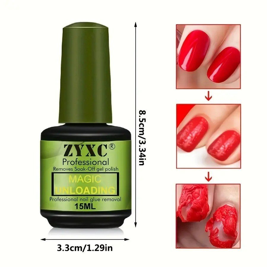 15ml Magic Nail Gel Polish Remover Fast Soak Off Clean UV Gel