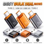 6A USB OTG Adapter USB 3.0 A Male To Type C Female Converter Fast