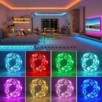 LED Strip Lights USB 1-30m Bluetooth RGB 5050 Tape Kitchen Cabinet
