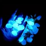 Glow in the Dark Garden Pebbles Stones for Pathway Yard Aquarium