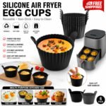 Ramekins for Air Fryer Egg Poacher Silicone Muffin Moulds Liners 1