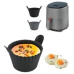 Ramekins for Air Fryer Egg Poacher Silicone Muffin Moulds Liners 1