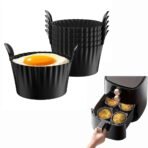 Ramekins for Air Fryer Egg Poacher Silicone Muffin Moulds Liners 1