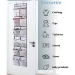 12-Pocket Over Door Shoe Organiser, Hanging Storage Rack