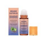 50ml Castor Oil Roll-On for Skin Organic with Rose Quartz 100% Pure