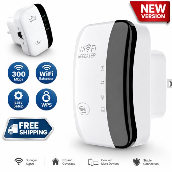 WiFi Signal Extender Range Repeater Booster Internet Amplifier