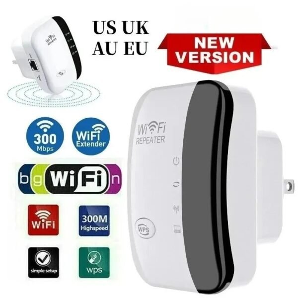 WiFi Signal Extender Range Repeater Booster Internet Amplifier