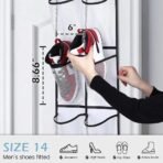 12-Pocket Over Door Shoe Organiser, Hanging Storage Rack
