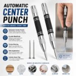 Automatic Centre Punch Spring Loaded Auto Hole Metal Wood Marker