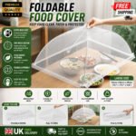 Pop Up Food Cover Large Collapsible Mesh Fly Wasp Net Party Kitchen