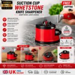 Anysharp Knife Sharpener Hands-Free Safety Powergrip Suction Safely