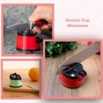 Anysharp Knife Sharpener Hands-Free Safety Powergrip Suction Safely