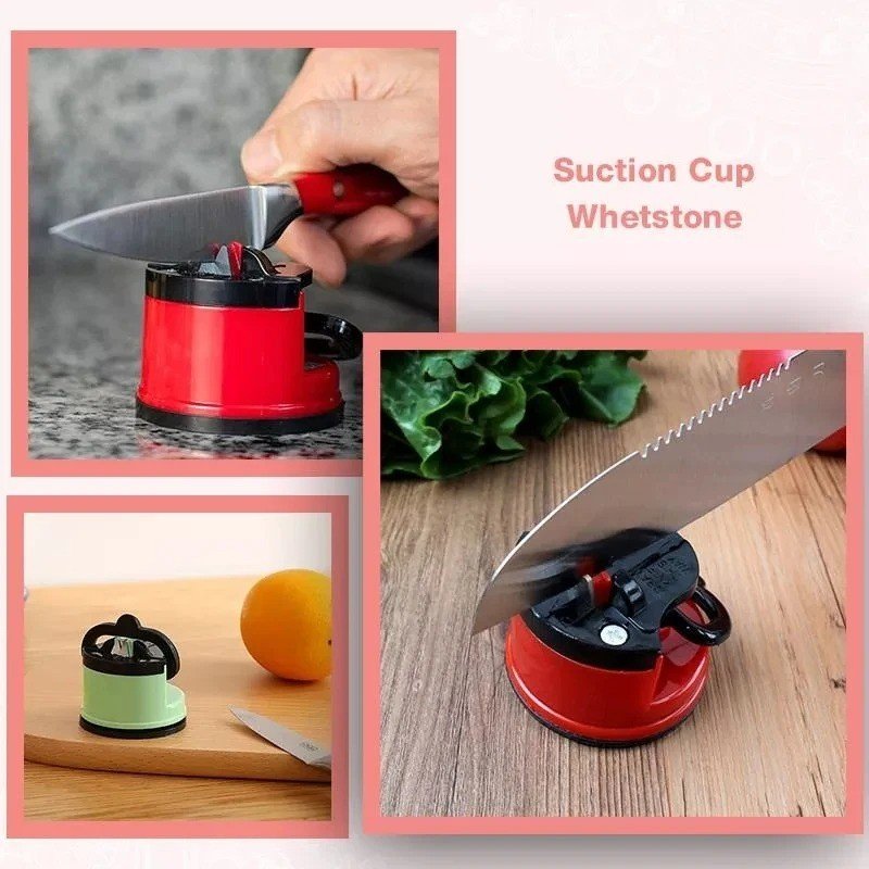 Anysharp Knife Sharpener Hands-Free Safety Powergrip Suction Safely