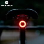 Bike Rear Light Taillight Smart Brake Sensor USB Rechargeable
