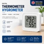 Digital Thermometer Hygrometer LCD Humidity Temperature Sensor Room
