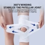 Knee Arthritis Support Brace Guard Stabiliser Strap Wrap Open