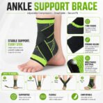 Ankle Brace Support Compression Sleeve Sport Plantar Fasciitis Foot
