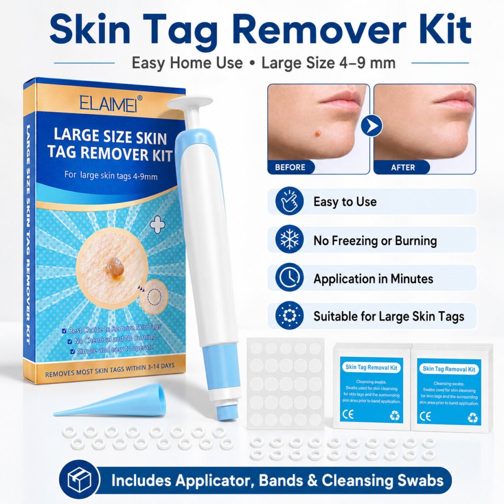 Natural Painless Skin Tag Removal Kit Micro Bands Remover Device