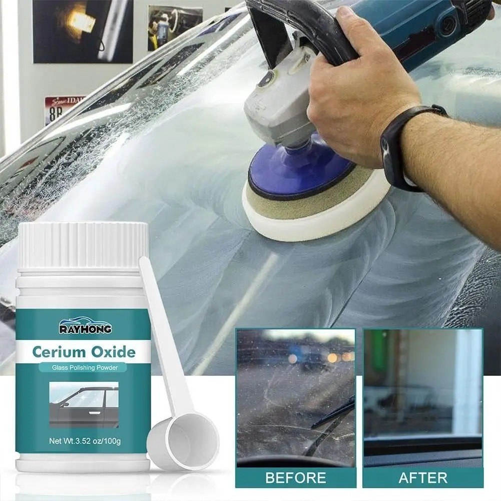 Deep Scratch Remover Repair Glass Polishing Kit Cerium Oxide Powder