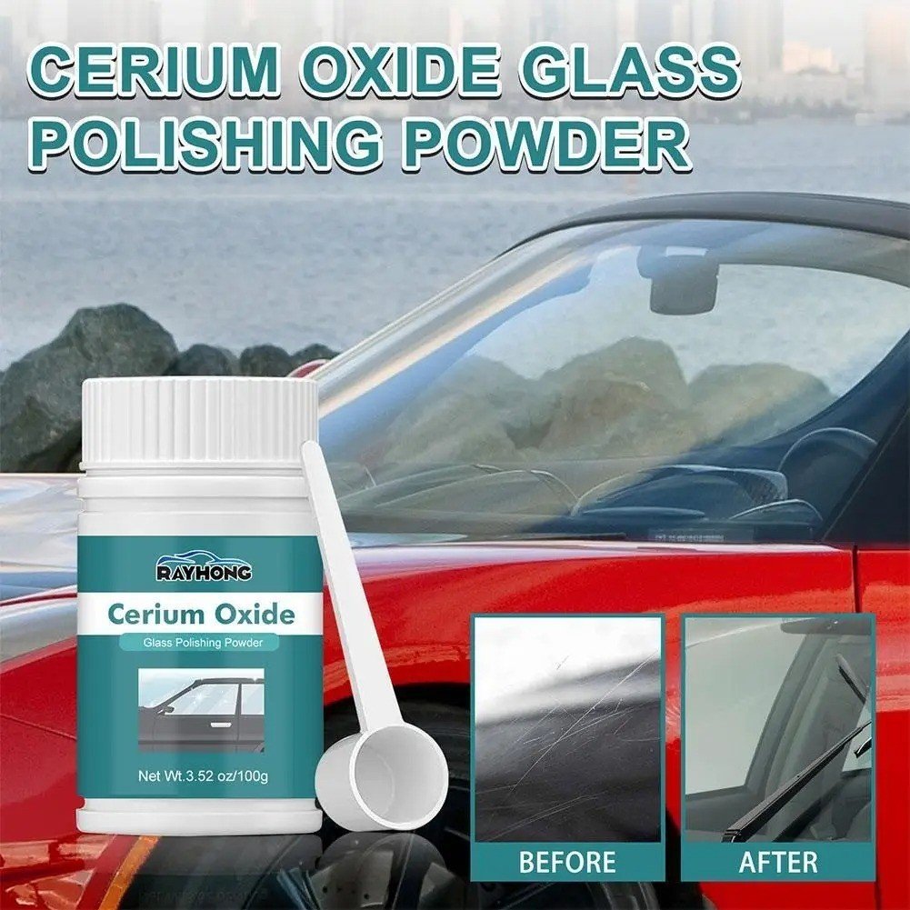Deep Scratch Remover Repair Glass Polishing Kit Cerium Oxide Powder
