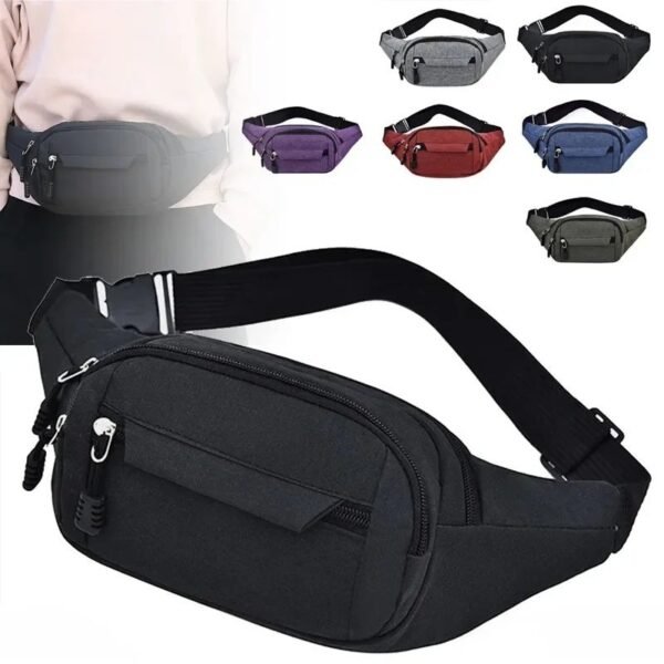 Waist Bum Bag Unisex Men Women Fanny Pack Holiday Travel Money Belt