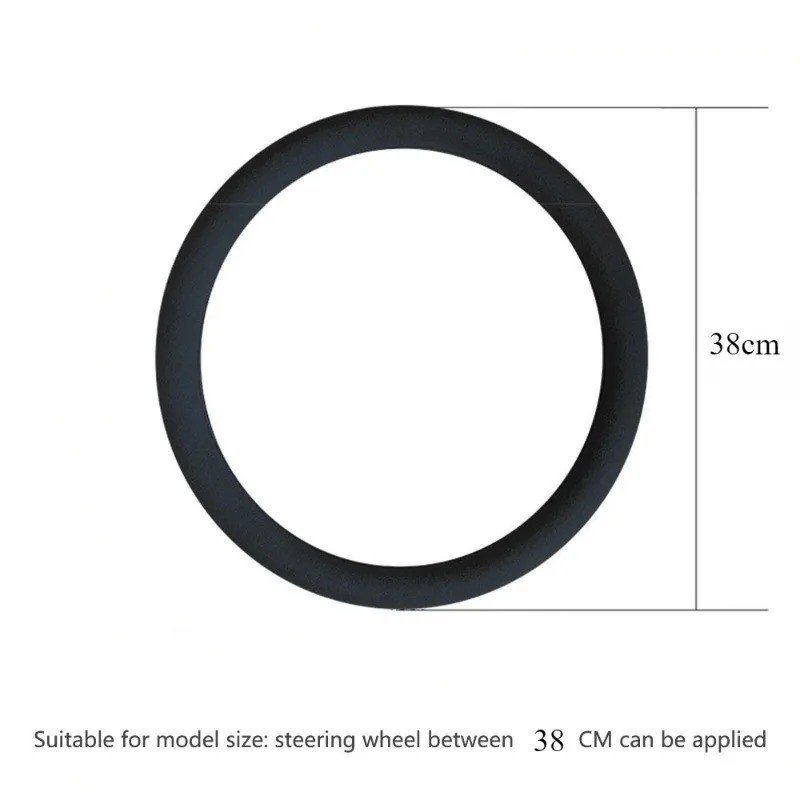 Non-slip Steering Wheel Cover Durable Silicone Car Elastic Glove