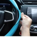 Non-slip Steering Wheel Cover Durable Silicone Car Elastic Glove