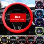 Non-slip Steering Wheel Cover Durable Silicone Car Elastic Glove